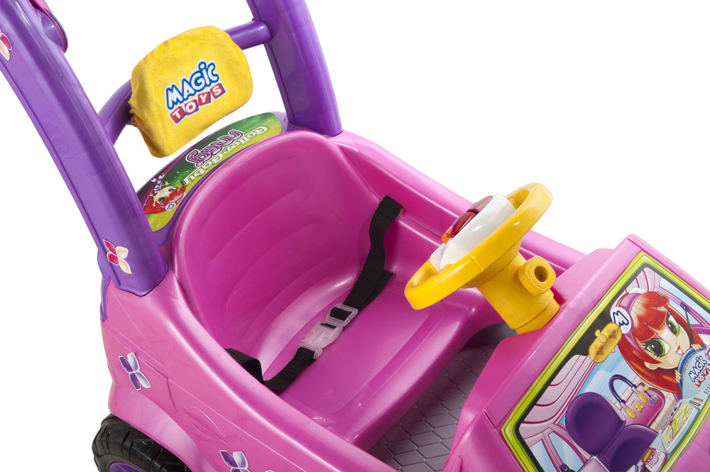 Prick Compress carbohydrate Roller Baby Versátil Meg Rosa - Magic Toys