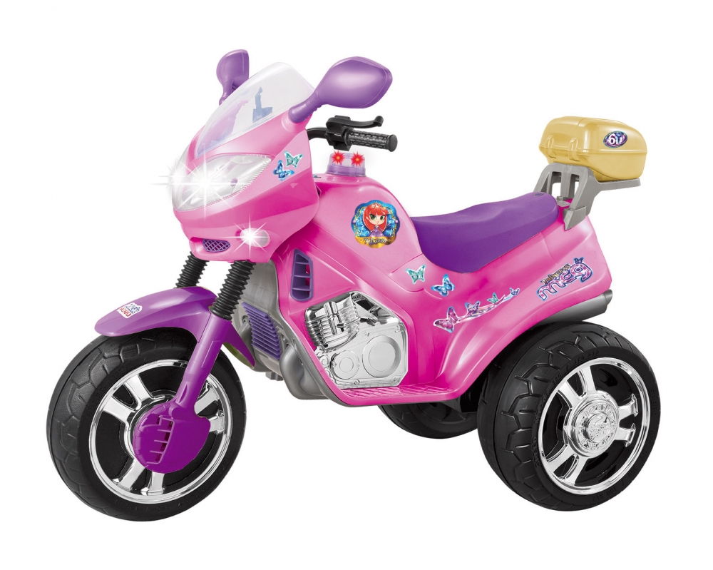 Moto motorizada menina
